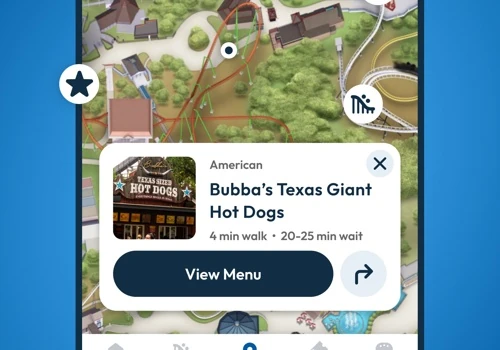 Real-Time Navigation System for Six Flags