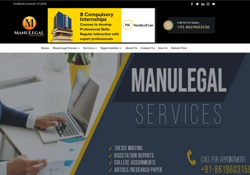 ManuLegal - Website Development