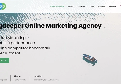 Digdeeper.nl website development