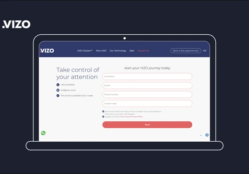 VIZO: Wearable eyewear for ADHD patients