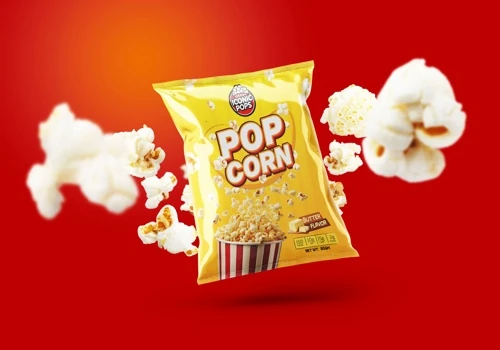 Popcorn Snack Packaging Desig