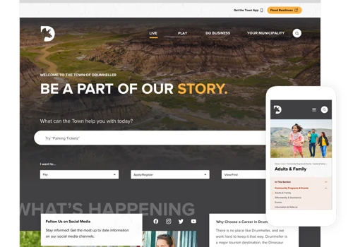 Town of Drumheller Website