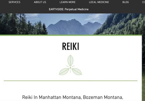 Energy Healer Website Re-Design