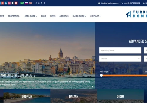 Website Design and Marketing Strategy for a Turkish Real Estate Agency