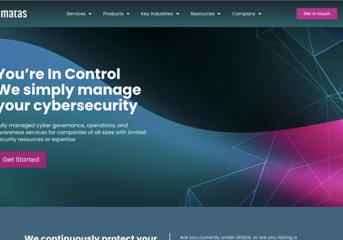 Web Design & Development for a Cybersecurity Firm