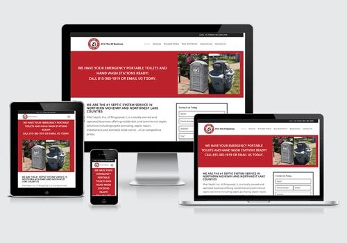 Custom Wordpress Development for Pitel Septic