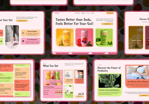 Gut Pop πΉ | Landing Page for Gut-Friendly Soda