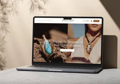 Custom Squarespace eCommerce Website + Branding