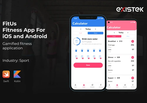 FitUs - Fitness App For iOS and Android