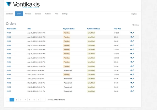 SaaS Ecommerce order management