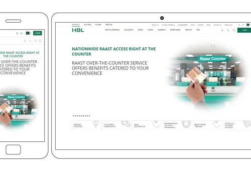 Website for Pakistan’s Largest Bank
