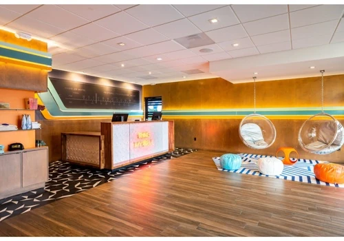 View of renovated Lobby