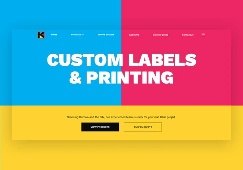 Kemik Labels Website