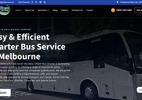 Charter Bus Service in Melbourne