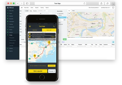 Taxi booking project