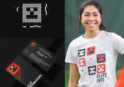 Elite International Soccer Training Brand Identity