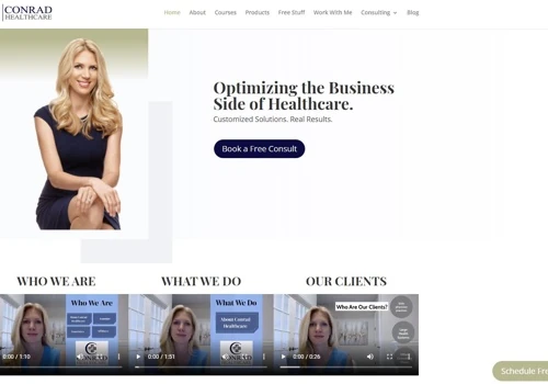 Conrad Healthcare Web Design