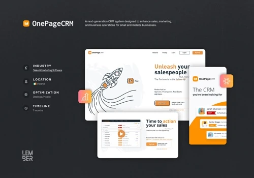 Sales & marketing CRM with automated workflows 📊