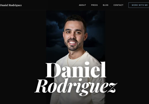 Personal Brand Website Design — Daniel Rodriguez