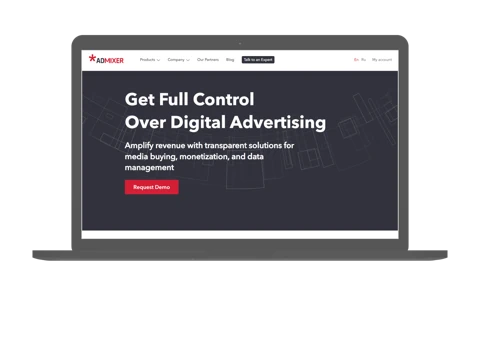 Website support for advertising company