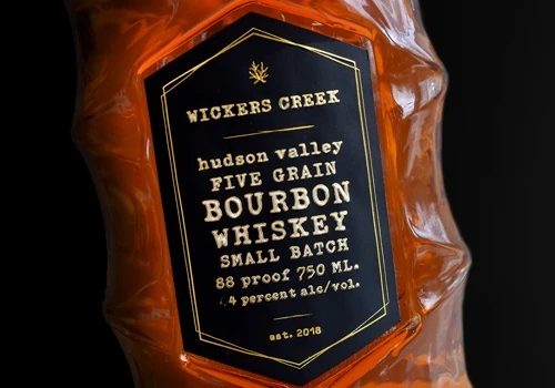 Wickers Creek Bourbon Whiskey Label Design
