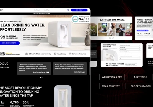 CRO, UX/UI and SEO Optimized Funnel + Website