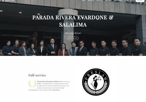 Preslaw Firm Website