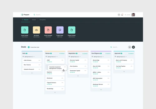 Pepper: Asset Management Platform