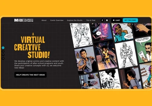 A Unique Interactive Website for the Made Collabor