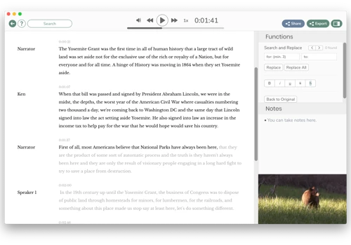 Maestra Transcription