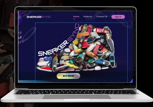 Sneakersync Website Design
