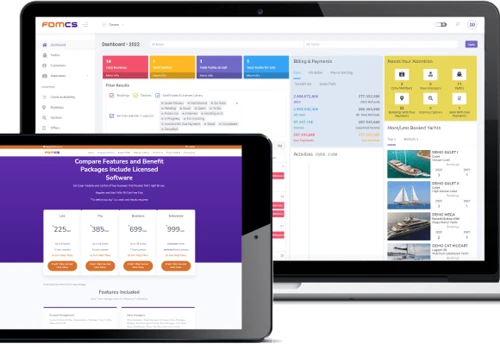 FOMCS, The Yacht & Charter Management System