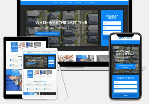 Roofing Company Website Design & SEO
