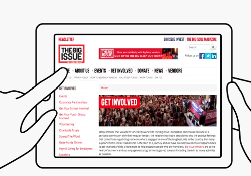 Digital marketing training for The Big Issue