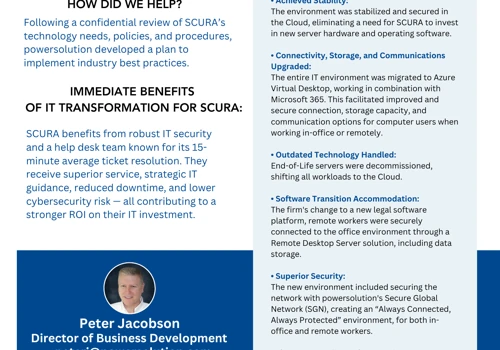 Scura Case Study: IT Transformation