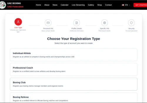 uae boxing federation website