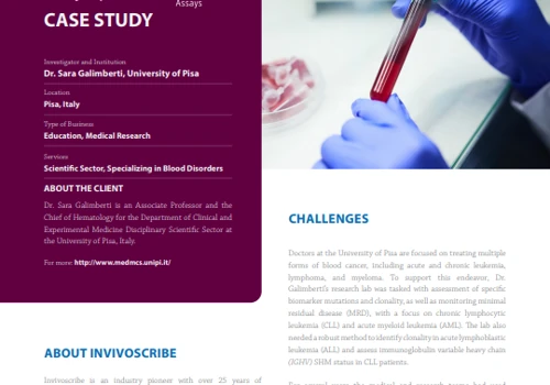 Invivoscribe Case Study