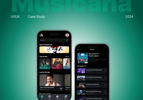 Musicana App Redesign
