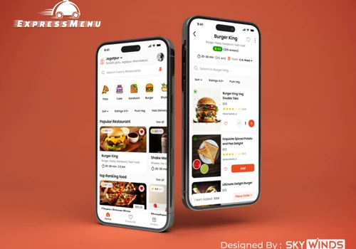 Food Delivery App. | ExpressMenu App