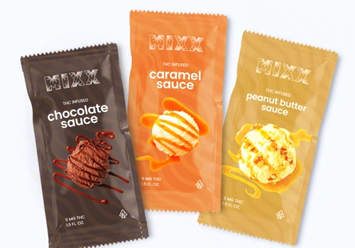 Mixx - Sauce packets packaging design