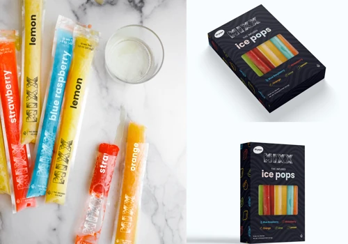 Mixx - Ice Pop Package Design