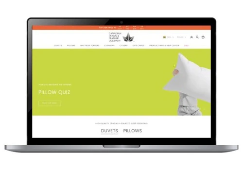 Shopify Plus - Canadian Down & Feather