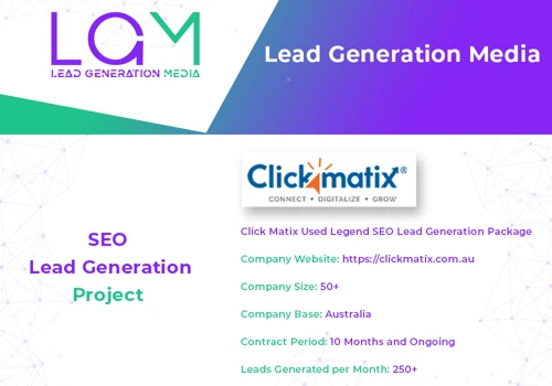 SEO Lead Generation for Clickmatix