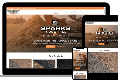 Sparks Industries Topsoil & Stone