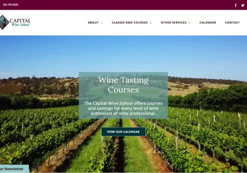 Client: Capital Wine School