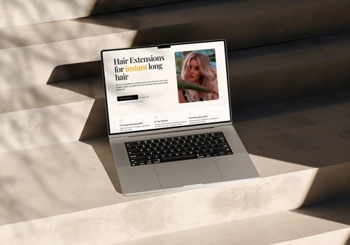 Website for Hair Extensions Studio in OC