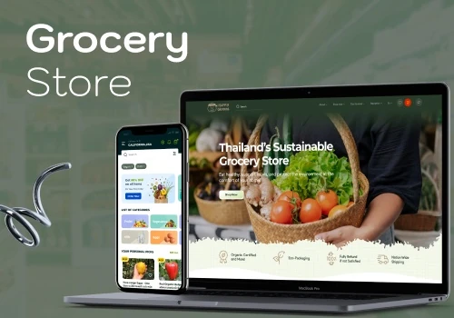 Grocery Sotre - Web design