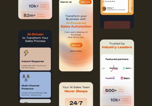 Cercl.ai – AI Sales Automation Platform Website