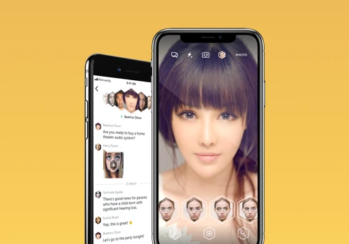 UX/UI Design for Looksery