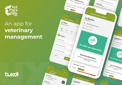 An app for veterinary management